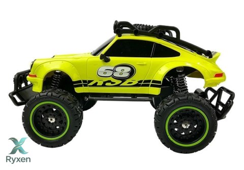 Auto Zdalnie Sterowane R/C Beetle Zielone 6.5 km/h 2.4G LEAN TOYS