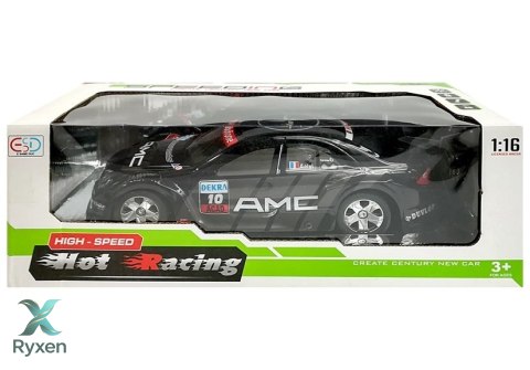 Auto Zdalnie Sterowane R/C Sportowe 1:16 Czarne LEAN TOYS