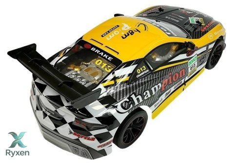 Auto Zdalnie Sterowane Sportowe 2.4GHz Żółte LEAN TOYS