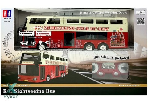 Autobus Piętrowy Zdalnie Sterowany R/C 2.4G 1:18 DOUBLE E