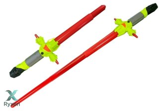 Broń Kosmiczna Miecz Maska Światło Zielona LEAN TOYS
