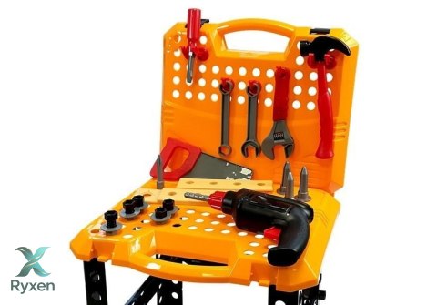 Duży Zestaw Majsterkowicza rozkładany w Walizce LEAN TOYS
