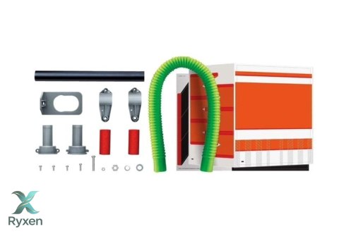 Edukacyjna Rakieta na Sprężone Powietrze DIY Zestaw Naukowy 25m Lotu LEAN TOYS