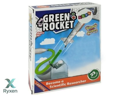 Edukacyjna Rakieta na Sprężone Powietrze DIY Zestaw Naukowy 25m Lotu LEAN TOYS