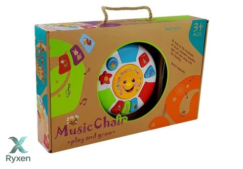 Edukacyjny Stoliczek Dla Malucha Kształty Kolory LEAN TOYS