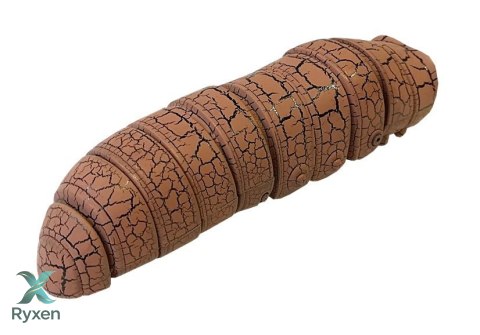 Gąsienica Na Podczerwień Omija przeszkody Brązowa LEAN TOYS
