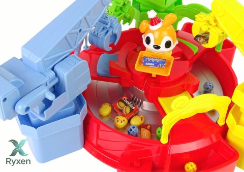 Gra Łapacz Słodyczy Obrotowy Dźwięk LEAN TOYS
