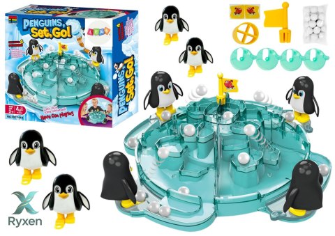 Gra Lodowiec Pingwinów Podbijanie Piłek Śnieżek LEAN TOYS