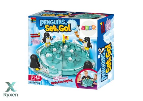 Gra Lodowiec Pingwinów Podbijanie Piłek Śnieżek LEAN TOYS