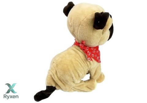 Interaktywny Piesek Szczeka Rusza Ogonkiem Sensory LEAN TOYS