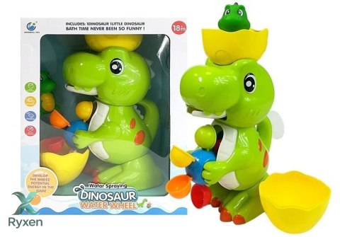 Kąpielowy Dinozaur Młynek Tryskający Wodą LEAN TOYS