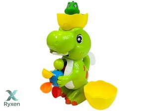 Kąpielowy Dinozaur Młynek Tryskający Wodą LEAN TOYS
