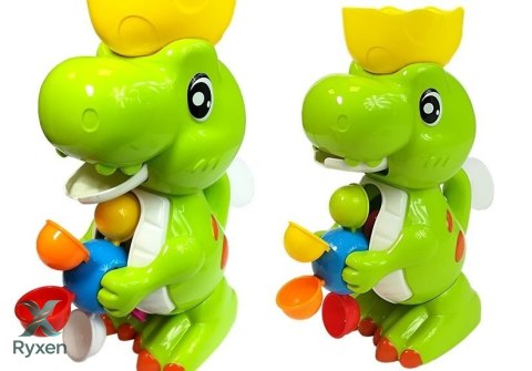 Kąpielowy Dinozaur Młynek Tryskający Wodą LEAN TOYS