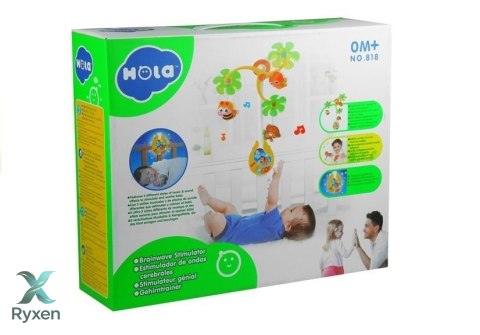 Karuzela Pozytywka Zabawki Grzechotki Dla Maluszka LEAN TOYS