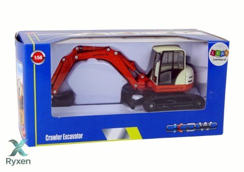 Koparka Metalowa z Łyżką Ruchome Ramie 1:50 LEAN TOYS