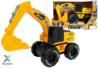 Koparka z Napędem Frykcyjnym Dźwięki i Światła LEAN TOYS