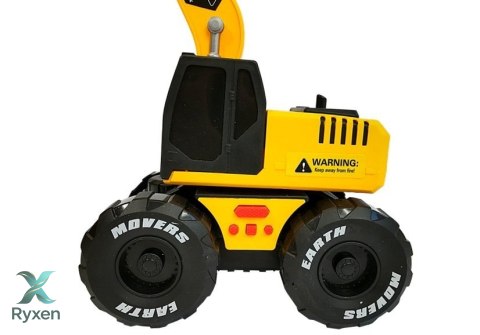 Koparka z Napędem Frykcyjnym Dźwięki i Światła LEAN TOYS