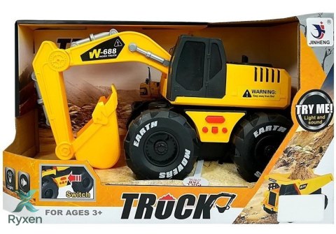 Koparka z Napędem Frykcyjnym Dźwięki i Światła LEAN TOYS