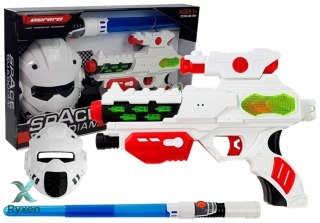 Kosmiczny Pistolet Laserowy z Maską Miecz Świecący LEAN TOYS