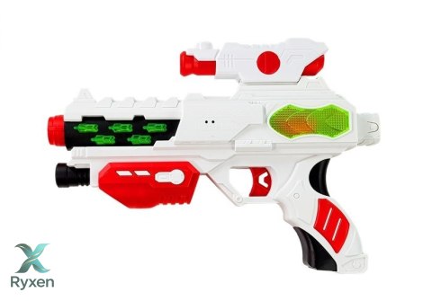 Kosmiczny Pistolet Laserowy z Maską Miecz Świecący LEAN TOYS