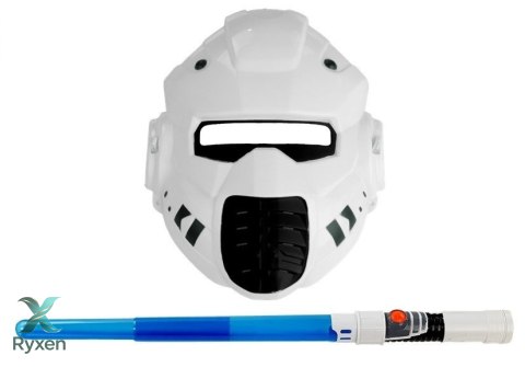 Kosmiczny Pistolet Laserowy z Maską Miecz Świecący LEAN TOYS
