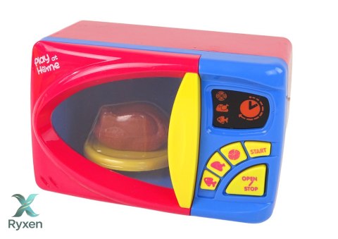 Kuchenka Mikrofalowa Akcesoria Pizza Kurczak Mikrofalówka Na Baterie LEAN TOYS