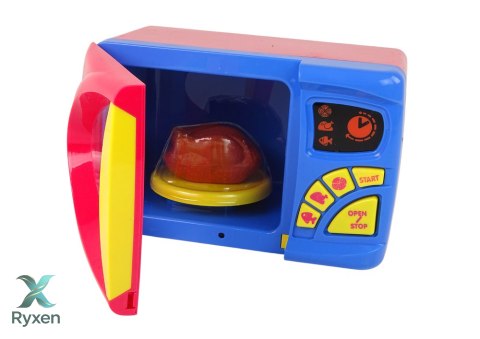 Kuchenka Mikrofalowa Akcesoria Pizza Kurczak Mikrofalówka Na Baterie LEAN TOYS