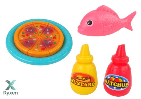 Kuchenka Mikrofalowa Akcesoria Pizza Kurczak Mikrofalówka Na Baterie LEAN TOYS