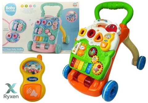 Pchacz Edukacyjny dla Niemowlęcia z Pianinkiem LEAN TOYS