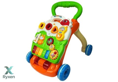 Pchacz Edukacyjny dla Niemowlęcia z Pianinkiem LEAN TOYS