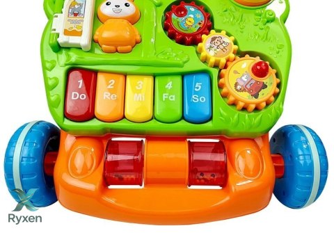 Pchacz Edukacyjny dla Niemowlęcia z Pianinkiem LEAN TOYS