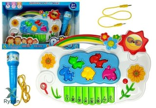 Pianinko Elektroniczne Kwiatki Połącz z Telefonem LEAN TOYS