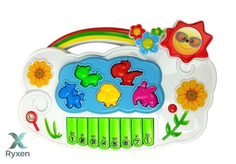 Pianinko Elektroniczne Kwiatki Połącz z Telefonem LEAN TOYS