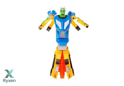 Pistolet na Strzałki Piankowe Robot 2w1 Maska 6 Strzałek LEAN TOYS