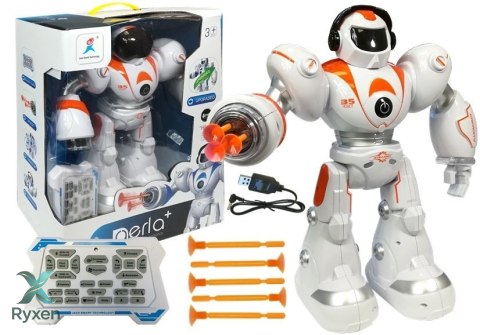Robot Zdalnie sterowany pomarańczowy LEAN TOYS
