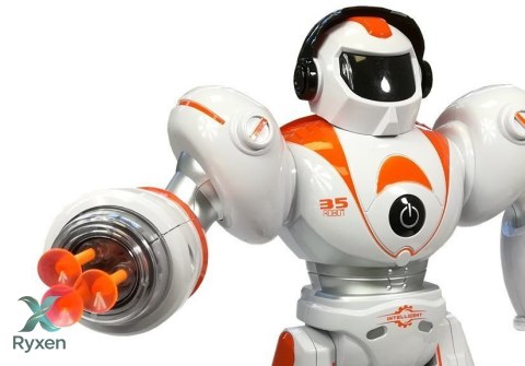 Robot Zdalnie sterowany pomarańczowy LEAN TOYS