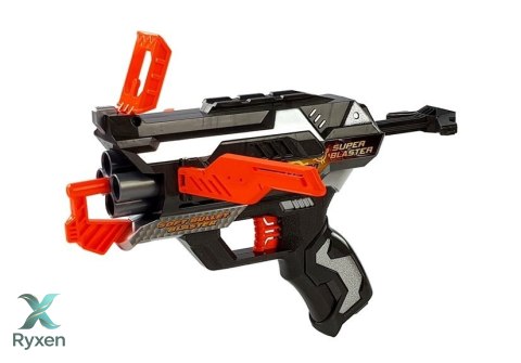 Rozkładany Pistolet na piankowe Strzałki Maska LEAN TOYS