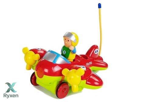 Samolot z Pilotem Zdalnie Sterowany kierownicą LEAN TOYS