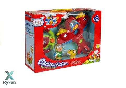 Samolot z Pilotem Zdalnie Sterowany kierownicą LEAN TOYS