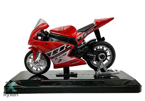 Sportowy Motocykl z Dźwiękami 1:18 4 Kolory LEAN TOYS