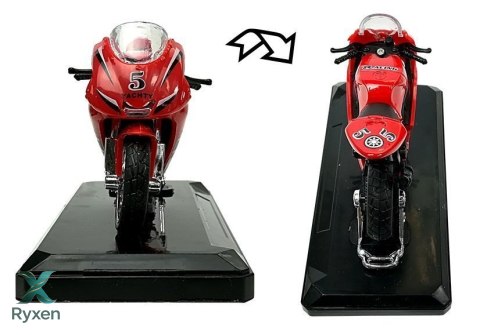 Sportowy Motocykl z Dźwiękami 1:18 4 Kolory LEAN TOYS