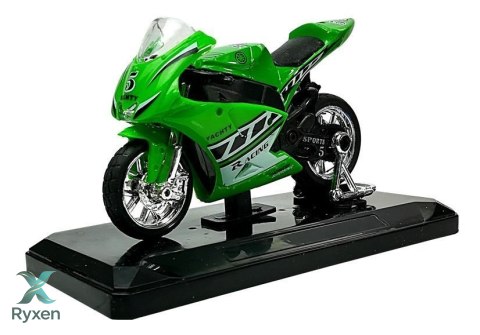 Sportowy Motocykl z Dźwiękami 1:18 4 Kolory LEAN TOYS
