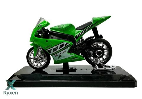 Sportowy Motocykl z Dźwiękami 1:18 4 Kolory LEAN TOYS