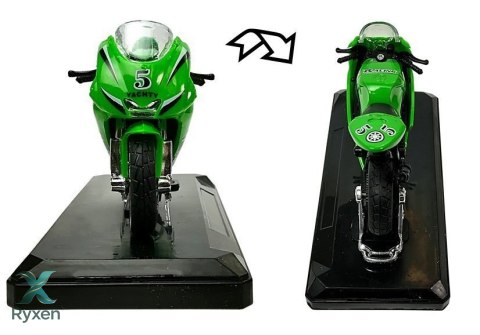 Sportowy Motocykl z Dźwiękami 1:18 4 Kolory LEAN TOYS