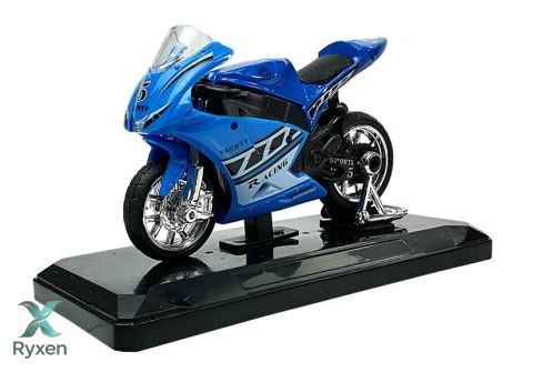 Sportowy Motocykl z Dźwiękami 1:18 4 Kolory LEAN TOYS