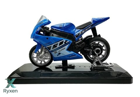 Sportowy Motocykl z Dźwiękami 1:18 4 Kolory LEAN TOYS