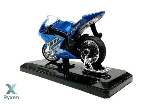 Sportowy Motocykl z Dźwiękami 1:18 4 Kolory LEAN TOYS