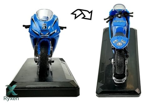 Sportowy Motocykl z Dźwiękami 1:18 4 Kolory LEAN TOYS