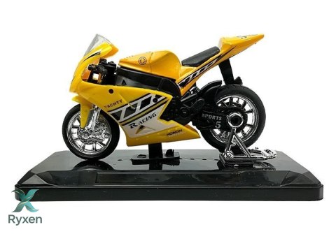 Sportowy Motocykl z Dźwiękami 1:18 4 Kolory LEAN TOYS