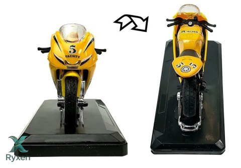 Sportowy Motocykl z Dźwiękami 1:18 4 Kolory LEAN TOYS